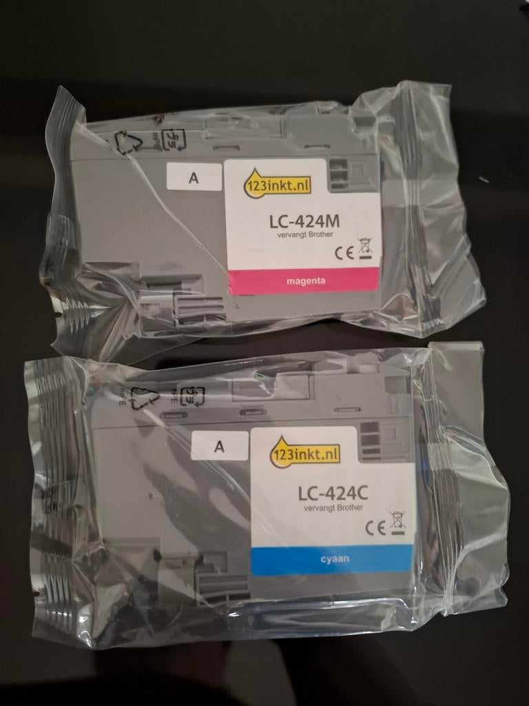 Inktpatronen LC-424M + LC-424C, Computers en Software, Printerbenodigdheden, Ophalen of Verzenden, Nieuw