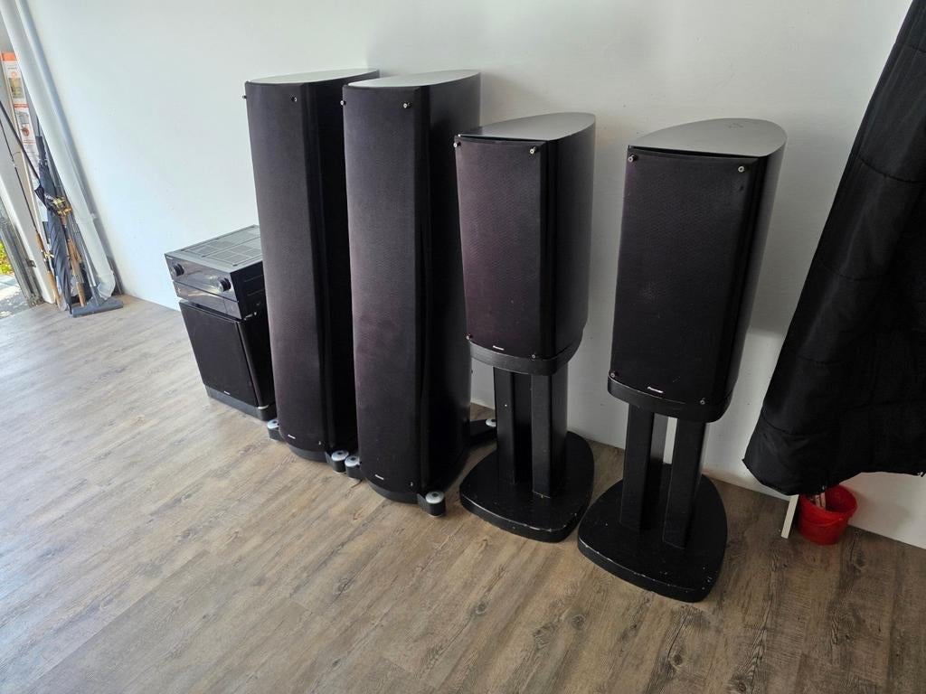 Pioneer TAD S-1EX, S-2EX, S-W250S-W & SC-LX72 set, Audio, Tv en Foto, Luidsprekers, Ophalen of Verzenden, Gebruikt, 120 watt of meer