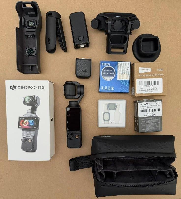 DJI Osmo Pocket 3 Combo-bundel, Ophalen of Verzenden, Zo goed als nieuw, Overige merken