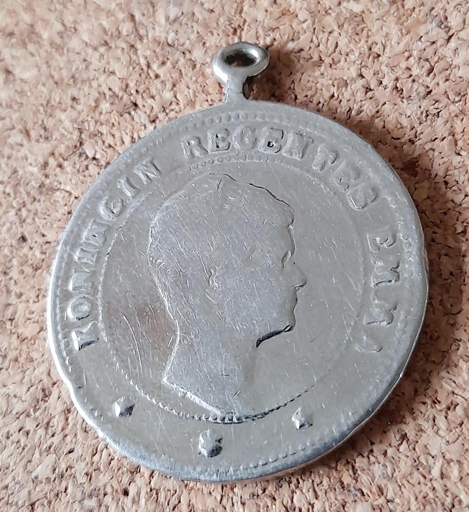 penning Koningin Emma en Wilhelmina (lot 10), Postzegels en Munten, Penningen en Medailles, Ophalen of Verzenden, Overige materialen