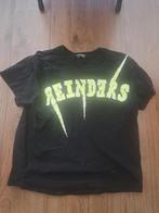 Reinders tshirt one size met fel groene tekst, Ophalen, Zo goed als nieuw, Groen, Korte mouw