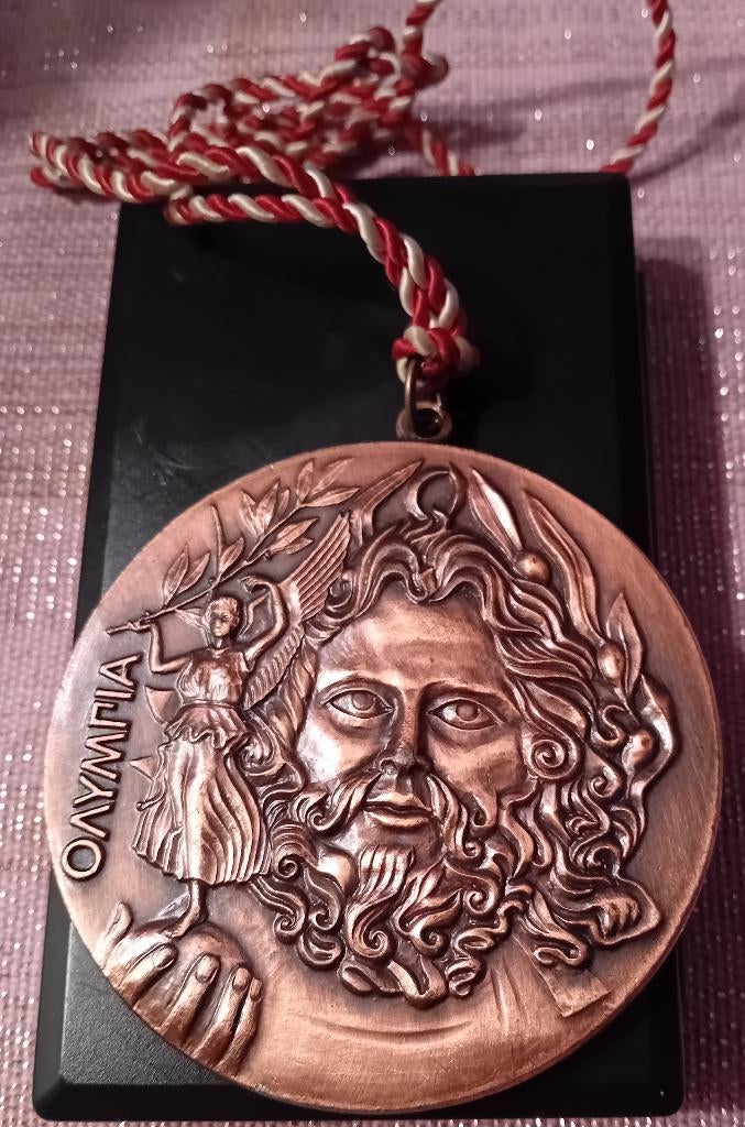 MEDAILLE OLYMPIA 1896 ATHENE., Postzegels en Munten, Penningen en Medailles, Ophalen of Verzenden, Overige materialen, Buitenland