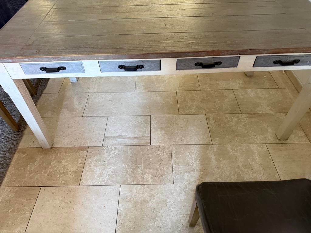 Riviera maison vancouver island eettafel, Ophalen, 50 tot 100 cm, Zo goed als nieuw, 150 tot 200 cm