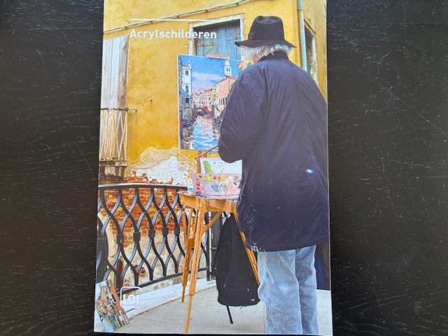 Acryl Schilderen - paperback, Ophalen of Verzenden, Gebruikt, Schilderen op nummer