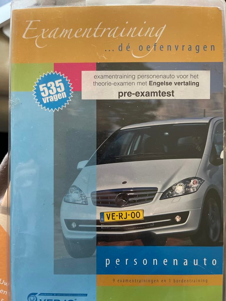 CBR theorie-examen Examentraining personenauto Verjo, Ophalen of Verzenden, Zo goed als nieuw