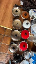 Pannen. Paar sets. Paar los, Ophalen, Gebruikt, Rvs, Pannenset