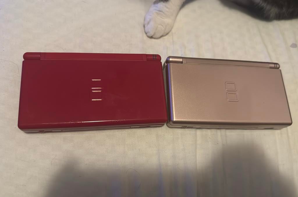 Rode en roze Gloednieuwe Nintendo DS Lite - Perfecte Staat!, Spelcomputers en Games, Ophalen of Verzenden, Zo goed als nieuw, Overige kleuren