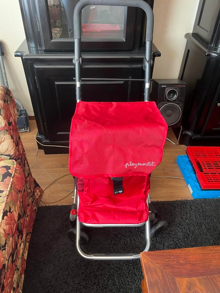 Boodschappen tas, Ophalen, Zo goed als nieuw, Rood, 30 cm of meer