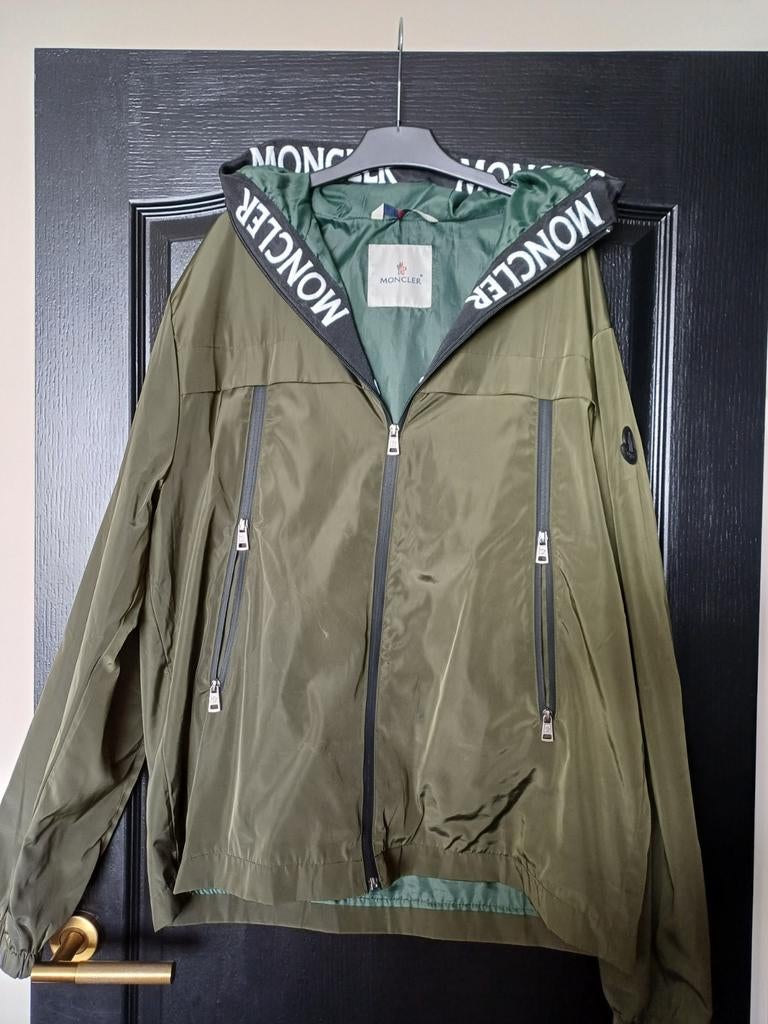 Moncler windbreaker, Kleding | Dames, Jassen | Zomer, Ophalen of Verzenden, Nieuw, Zwart