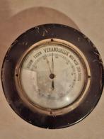 Vintage Barometer - Houten behuizing - Werkt perfect, Audio, Tv en Foto, Weerstations en Barometers, Ophalen of Verzenden, Gebruikt