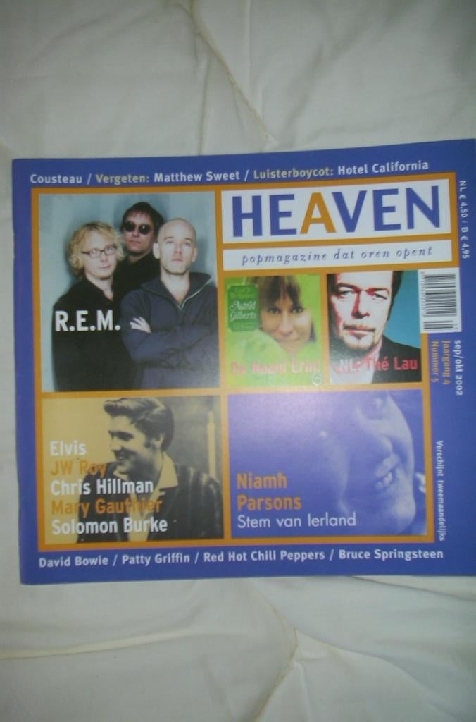 Heaven 5 sep-okt.2002 R.E.M. Elvis Presley S. Burke, Ophalen of Verzenden, Zo goed als nieuw, Algemeen