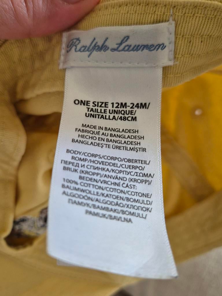 Ralph Lauren Petje 12-24 maanden - Zo goed als nieuw, Kinderen en Baby's, Jongetje of Meisje, Ophalen of Verzenden, Maat 80, Ralph Lauren