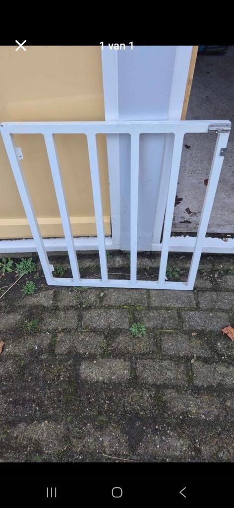 Metalen traphek, Ophalen, Metaal of IJzer, Minder dan 100 cm, Klemhekje
