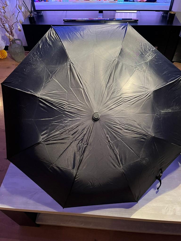 Zwarte paraplu, Sieraden, Tassen en Uiterlijk, Paraplu's, Ophalen of Verzenden, Zo goed als nieuw, Zwart