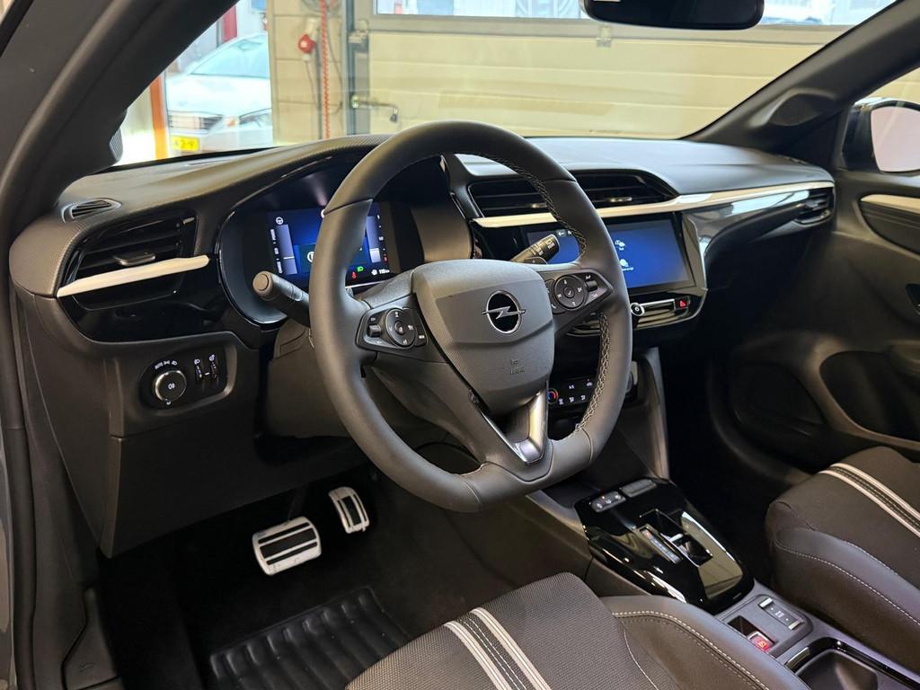 Opel CORSA 1.2 Turbo Hybrid GS Automaat, Camera, Stoel,stuur, Auto's, Opel, Leder en Stof, Nieuw, Hybride Elektrisch/Benzine, Corsa