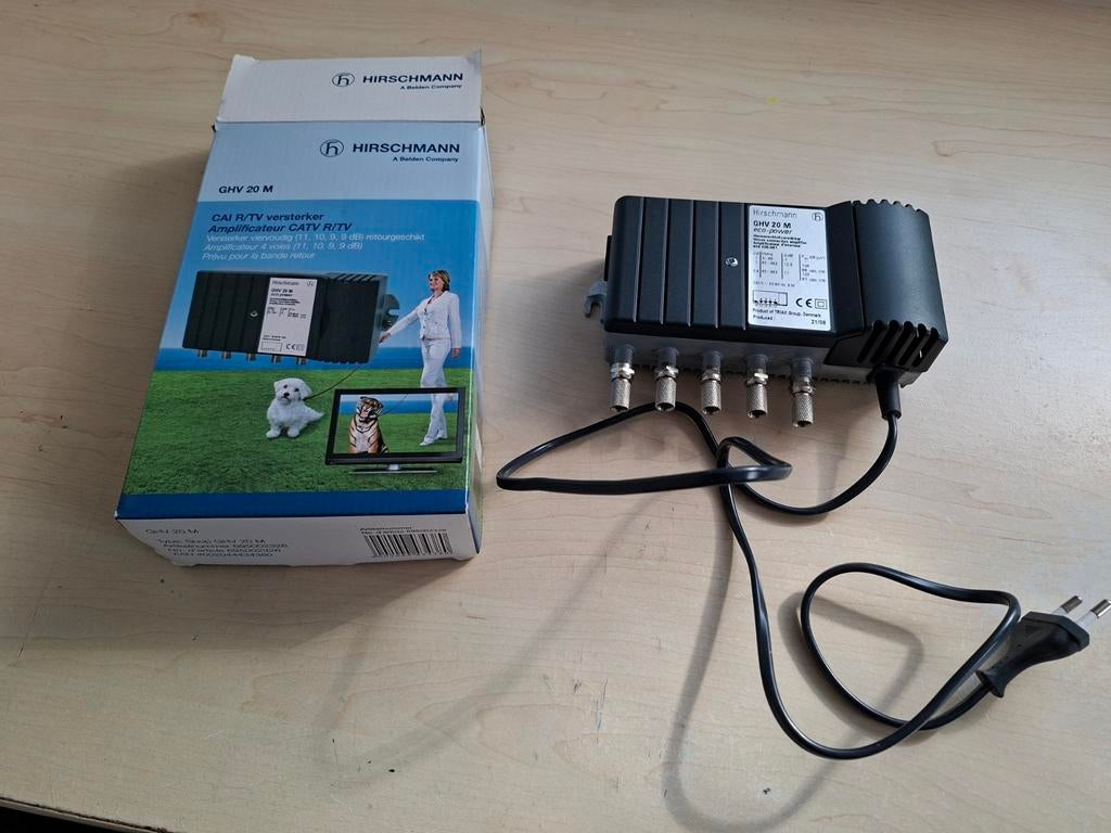 Hirschmann GHV 20M antenneversterker, Ophalen, Gebruikt, Minder dan 2 meter, Overige kabels