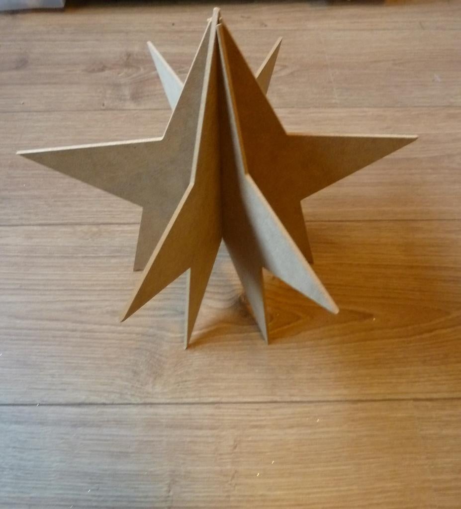 houten knutsel STER, Ophalen, Zo goed als nieuw, Knutselen