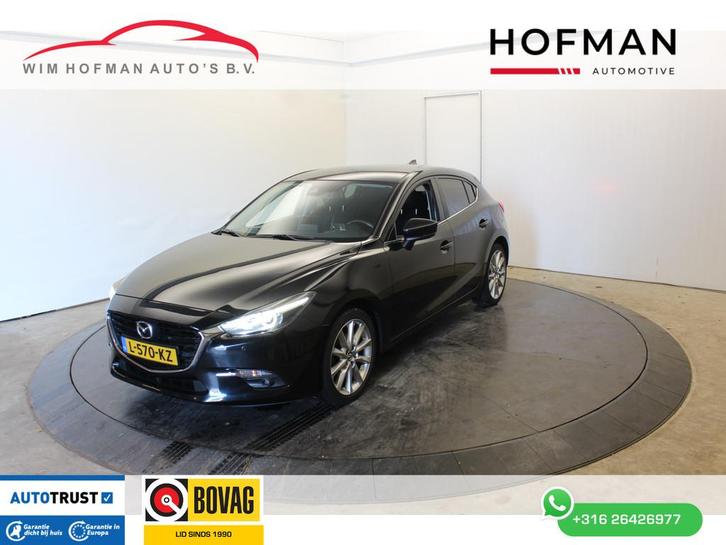 Mazda 3 2.0 SkyActiv-G 120 Camera Bose Head-up Winter pack N, Auto's, Mazda, Bedrijf, Te koop, ABS, Achteruitrijcamera, Airbags
