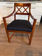 6x zéér nette Schuitema eetkamerstoel, Huis en Inrichting, Ophalen, Gebruikt, Blauw, Klassiek