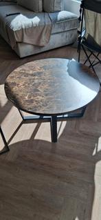 Marmer salontafel, 50 tot 100 cm, Rond, Minder dan 50 cm, 50 tot 100 cm