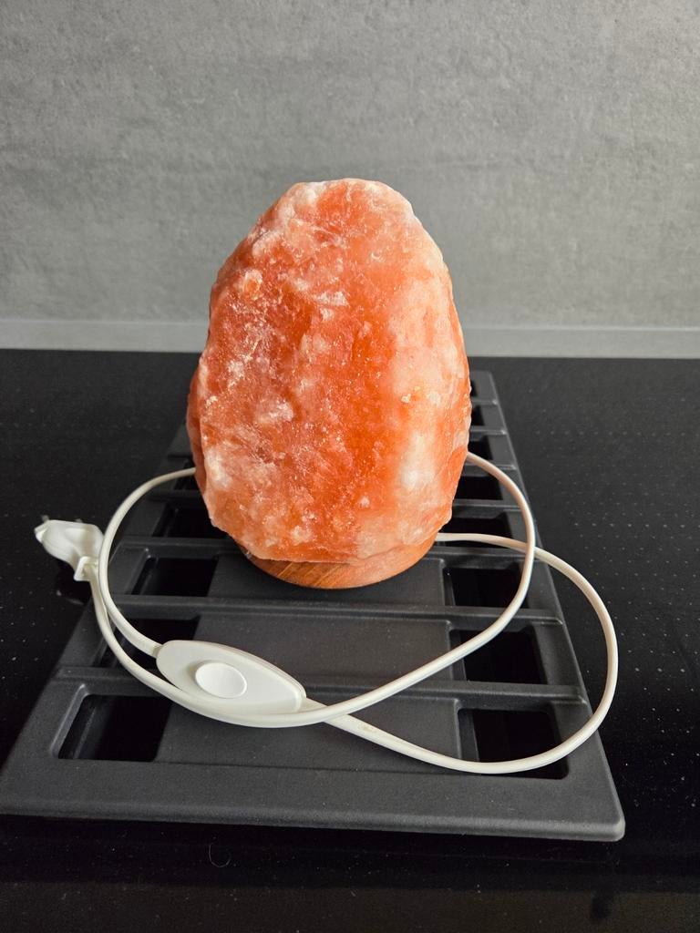 Himalaya Zoutsteenlamp - Sfeervolle Verlichting, Huis en Inrichting, Ophalen of Verzenden, Zo goed als nieuw, Bohemian