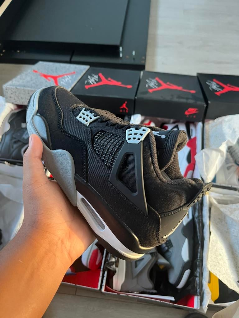 Jordan 4 Canvas Maat 41, Kleding | Heren, Schoenen, Zwart, Nieuw, Ophalen of Verzenden, Sneakers of Gympen