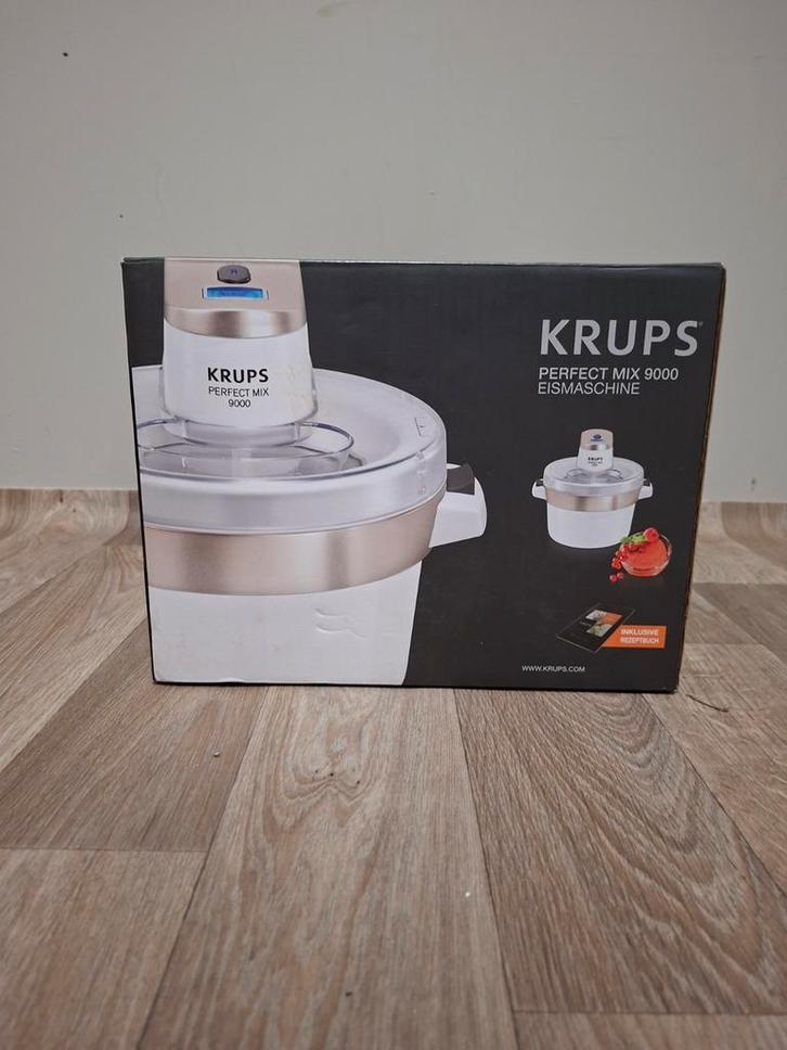 Krups Perfect Mix 9000 IJsmachine - Zo goed als nieuw, Witgoed en Apparatuur, IJsmachines, Zo goed als nieuw, Zelfvriezend, Ophalen of Verzenden