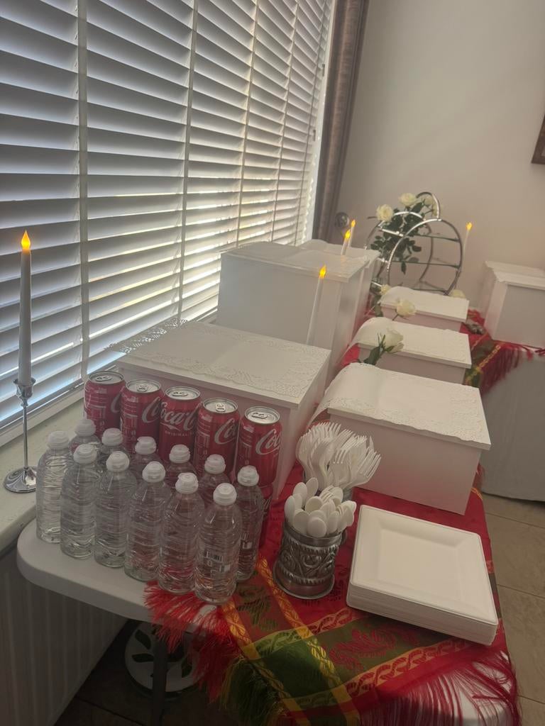 Buffet verhogers te huur, Hobby en Vrije tijd, Feestartikelen | Verhuur, Ophalen, Nieuw