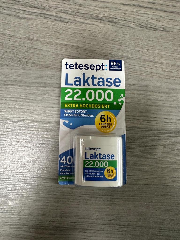 Tetesept Lactase 22.000, 40 mini-tabletten, Ophalen of Verzenden, Nieuw, Overige typen