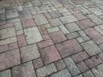 Gebruikte sierbestrating, rood en grijs, Tuin en Terras, Tegels en Klinkers, Ophalen, Gebruikt, Minder dan 5 m², Beton
