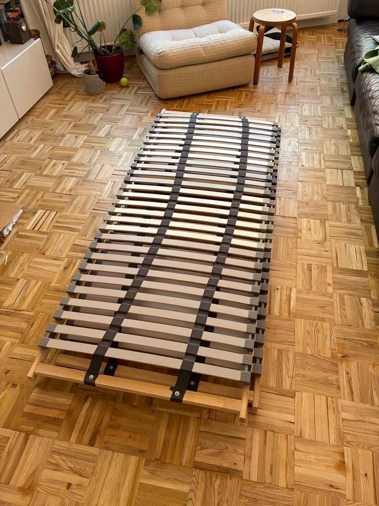 2x Lattenbodem 80x200 cm (voor bed 160x200 cm) - Z.g.a.n., Huis en Inrichting, Slaapkamer | Matrassen en Bedbodems, Ophalen, Eenpersoons