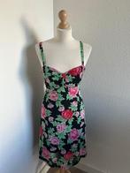 King Louie maat M zomer bloemen jurk 1597, Maat 38/40 (M), Zwart, Ophalen of Verzenden, Zo goed als nieuw