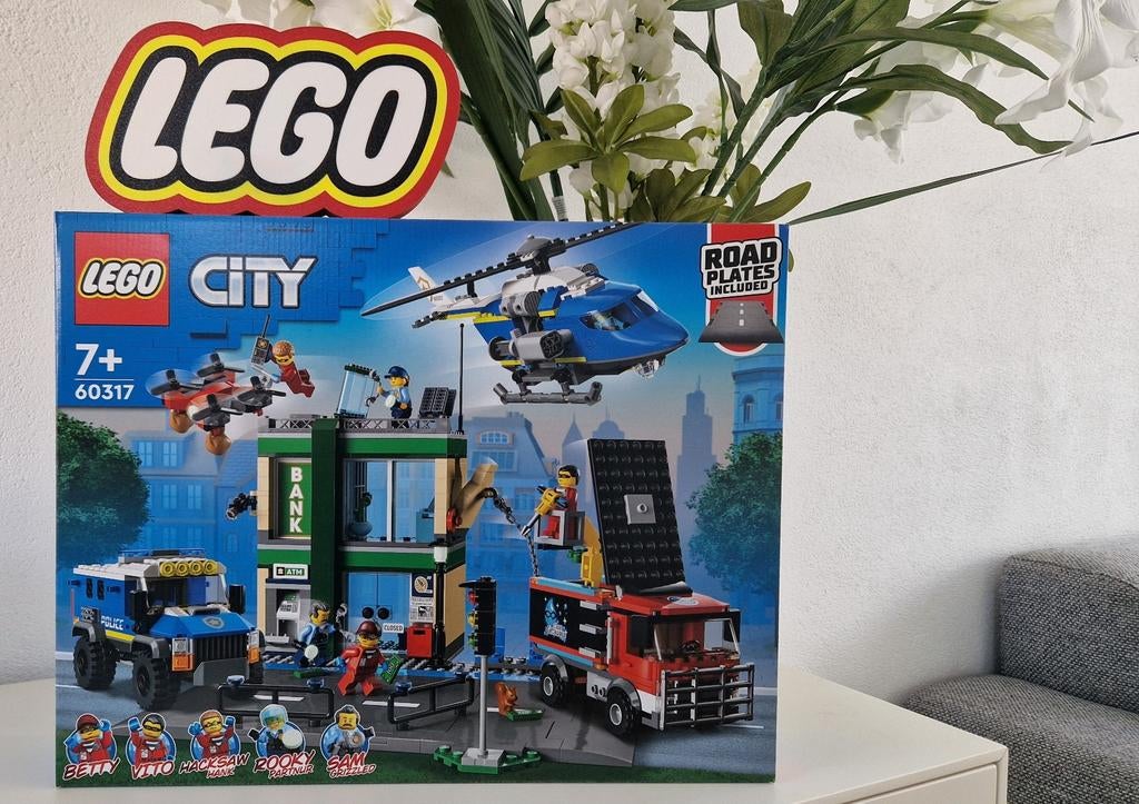 Lego City 60317 Bankoverval met Achtervolging, City, Lego, Nieuw, Ophalen of Verzenden