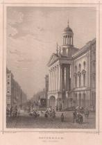 Rotterdam Het Stadhuis Staalgravure 1858 Terwen, Ophalen of Verzenden