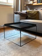 Hay Tray zwarte tafel 60X60 cm, Huis en Inrichting, Ophalen, Gebruikt, 50 tot 100 cm, 50 tot 100 cm