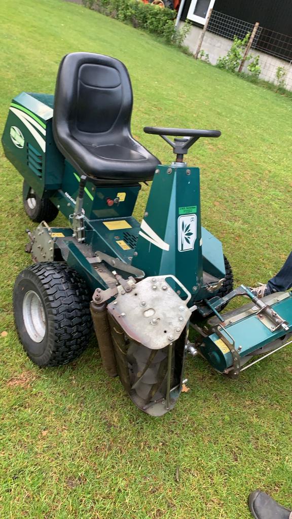 Turf trooper Professionele Kooimaaier - Zitmaaier, Tuin en Terras, Grasmaaiers, Ophalen, Gebruikt, Benzine-grasmaaier, 50 cm of meer