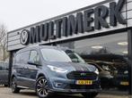 Ford Transit Connect 1.5 AUTMAAT SPORT LANG (bj 2021), Auto's, Bestelauto's, Gebruikt, Euro 6, 4 cilinders, Blauw