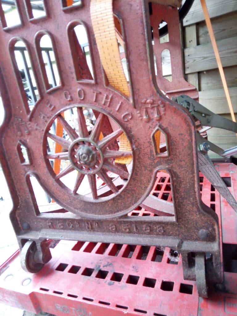 Oude mangel, Antiek en Kunst, Ophalen