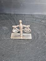 Zilveren miniatuur weegschaal, Antiek en Kunst, Verzenden, Zilver