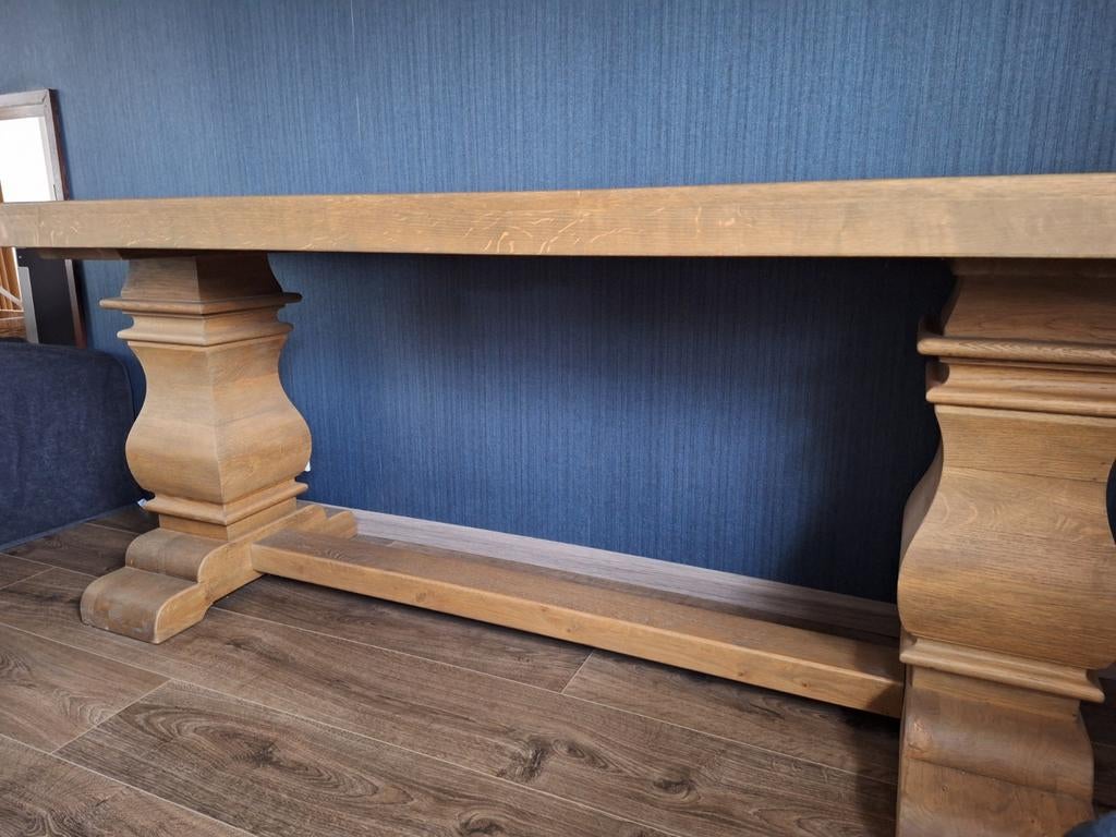 Klooster sidetable, Ophalen of Verzenden, 50 tot 75 cm, Rechthoekig, 200 cm of meer