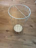 Brocante paraplubak van metaal - Wit, Ophalen, Gebruikt, Metaal