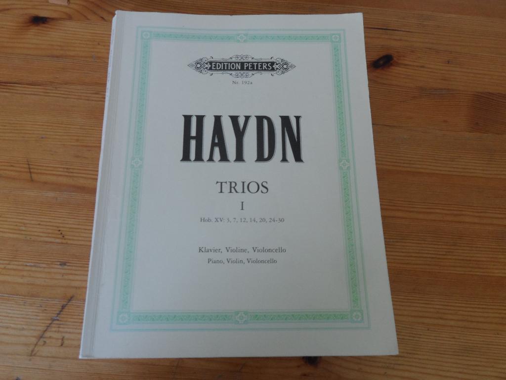 Haydn trios, Muziek en Instrumenten, Bladmuziek, Gebruikt, Klassiek, Ophalen of Verzenden, Viool of Altviool