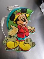 Vintage Disney Mickey Mouse Wandlamp - Kunststof, Ophalen of Verzenden, Gebruikt, Vintage Disney