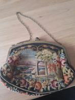 Petit Point tasje geborduurd., Ophalen of Verzenden