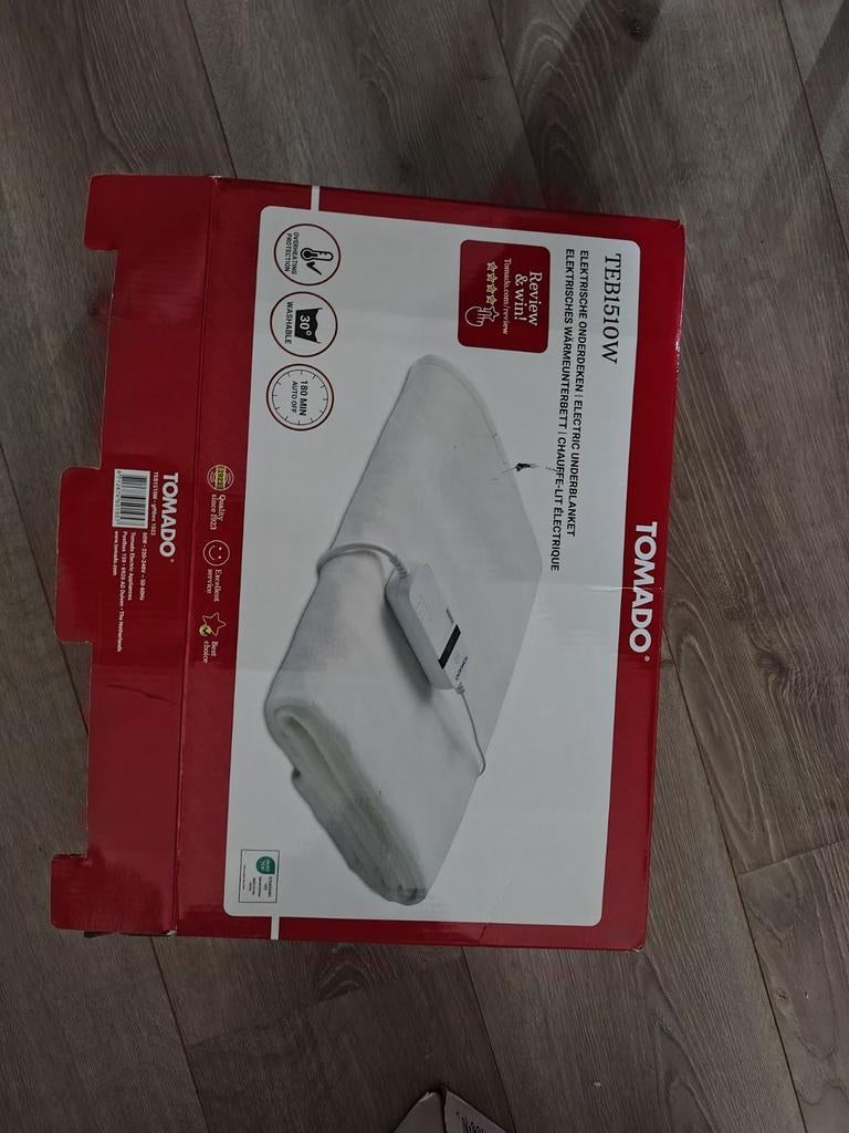 Tomado elektrische warmtedeken - Zo goed als nieuw, Ophalen of Verzenden, Gebruikt