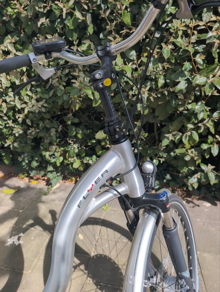 Flyer met lage instap weinig km mee gereden, Fietsen en Brommers, Elektrische fietsen, Minder dan 47 cm, Ophalen of Verzenden