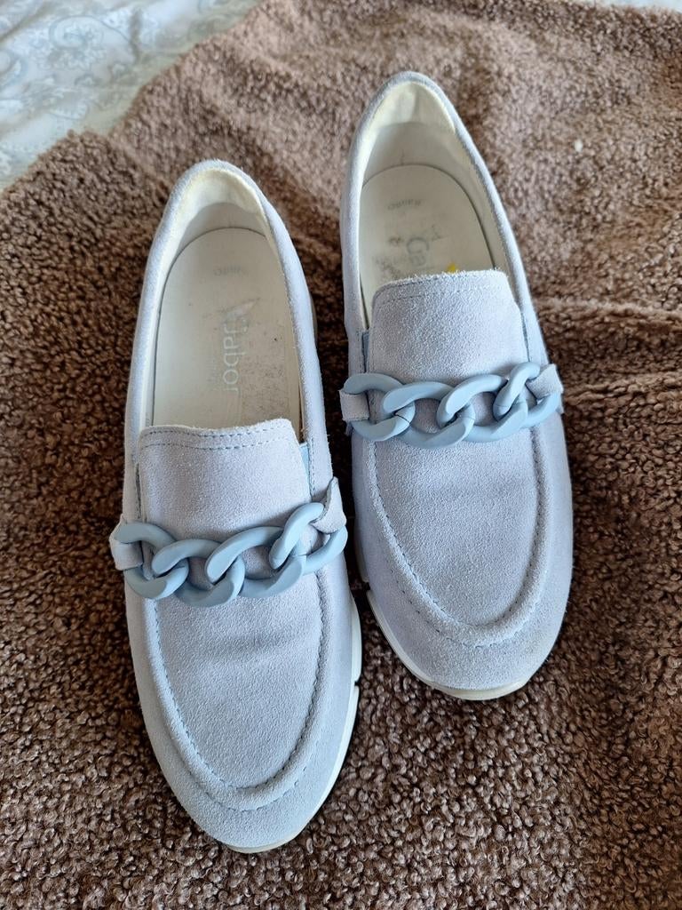 Gabor 37, Ophalen of Verzenden, Zo goed als nieuw, Blauw, Instappers