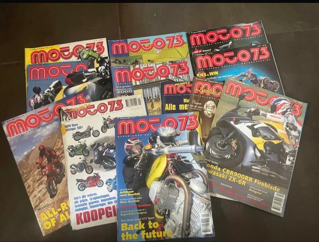 Moto 73 Motorbladen Collectie - Diverse Jaren, Boeken, Ophalen of Verzenden, Gelezen, Overige typen