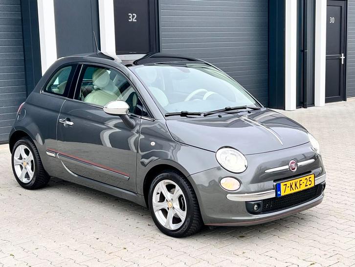 Fiat 500 0.9 85pk Twinair Turbo 2013 Grijs, Auto's, Fiat, Particulier, Benzine, A, Hatchback, Handgeschakeld, Origineel Nederlands