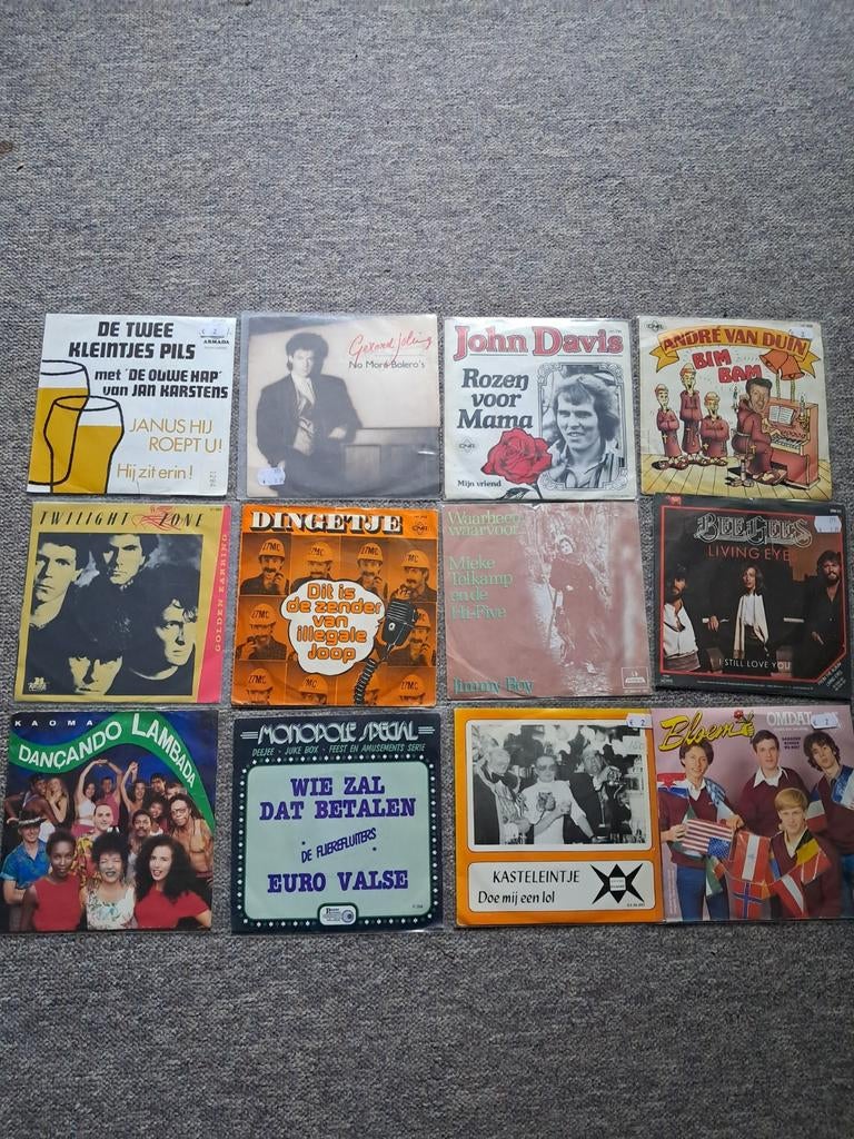 12 diverse singeltjes  2,00 euro per stuk., Cd's en Dvd's, Vinyl Singles, Gebruikt, Single, 1970 - 1979, Pop, 7 inch, Ophalen of Verzenden